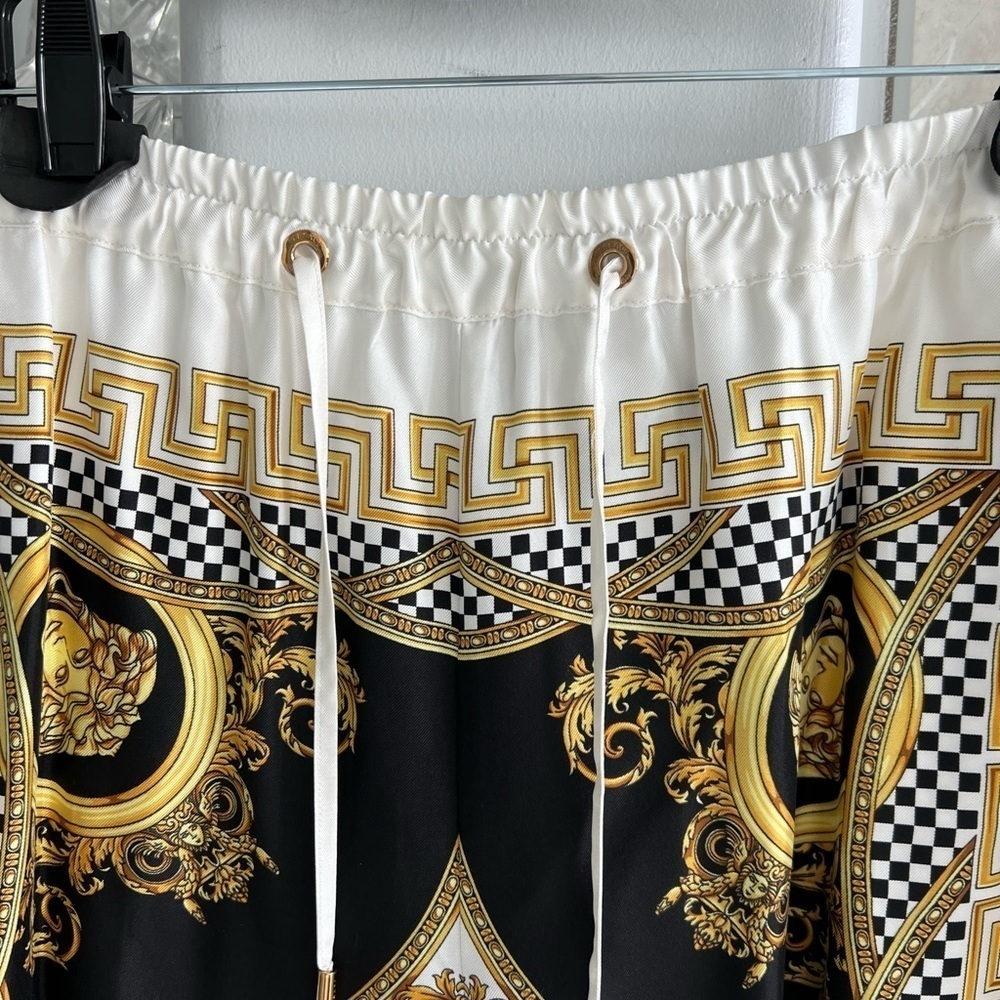 Versace Heritage Print Silk Joggers - Picture 12 of 15